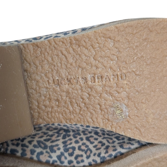 Lucky Brand Tan Leopard Ankle Booties - Picture 5 of 7